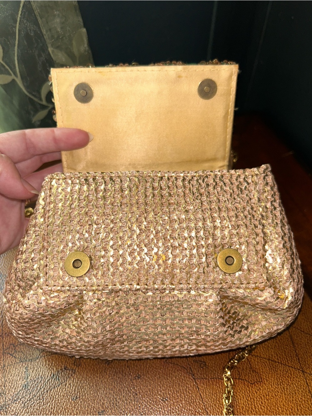 Bridal Potli Bag: Beaded Indian Wedding Purse -EUC- - Picture 9 of 14